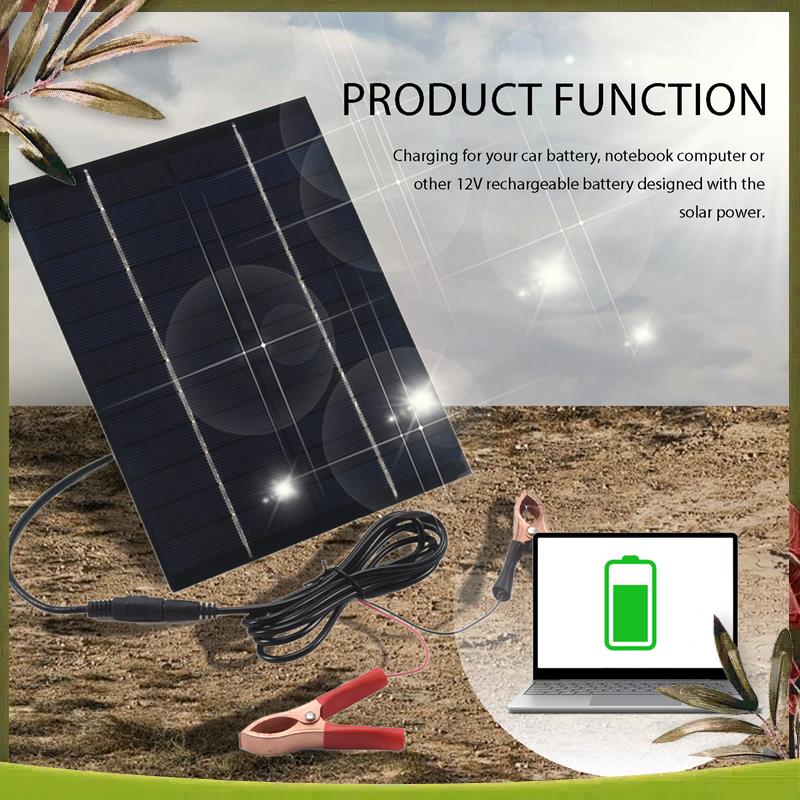 Solar Emergency Charger - AB98-5.5W 12v painel solar placa de