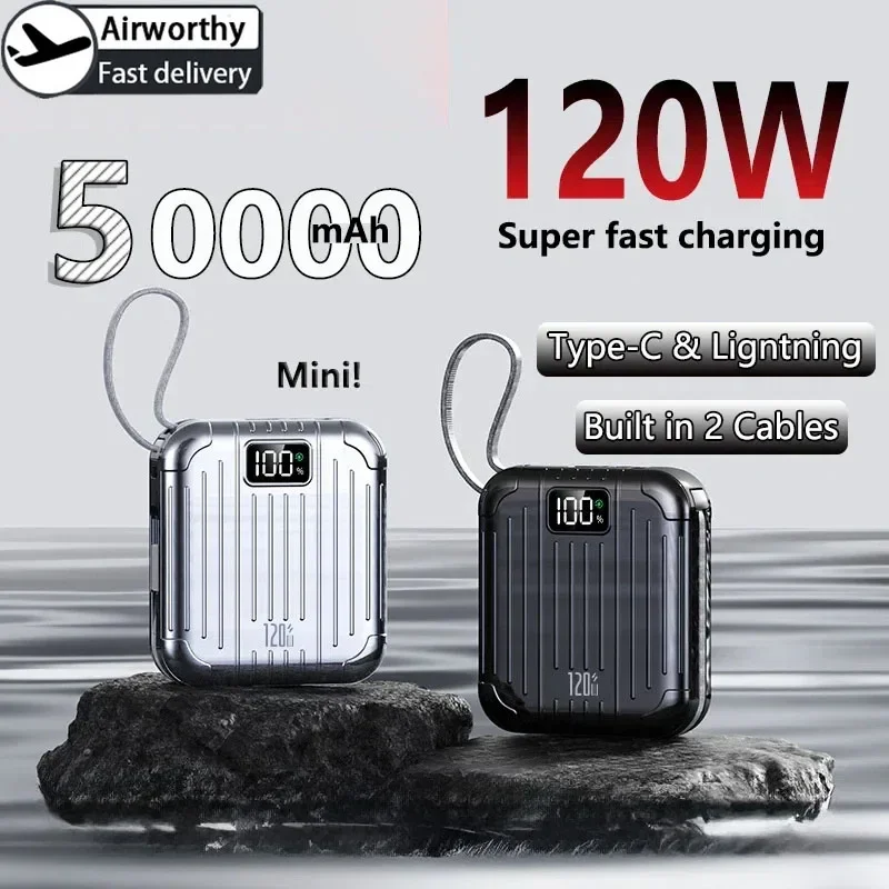 Solar Emergency Charger - 50000mAh Mini Compact Conveniente PowerBank PD20W