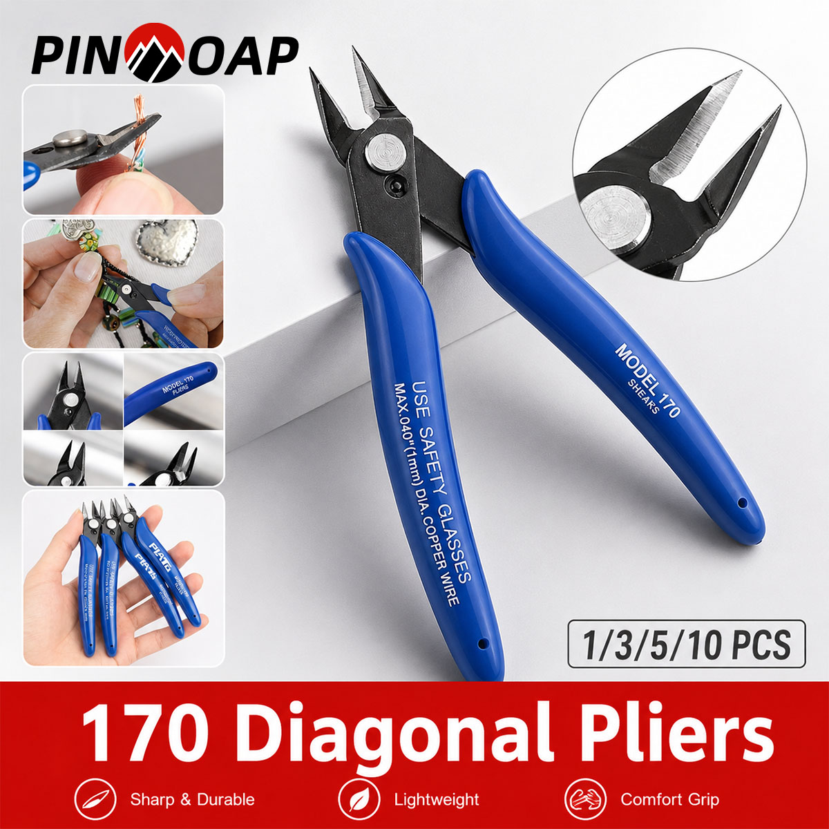 Multi Tool Plier - Alicate Multiuso PINMOAP 170 de Aço