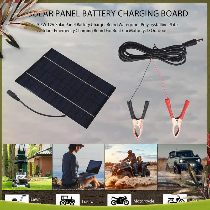 AB98-5.5W 12v painel solar pla - Solar Emergency Charger avaliação e preço