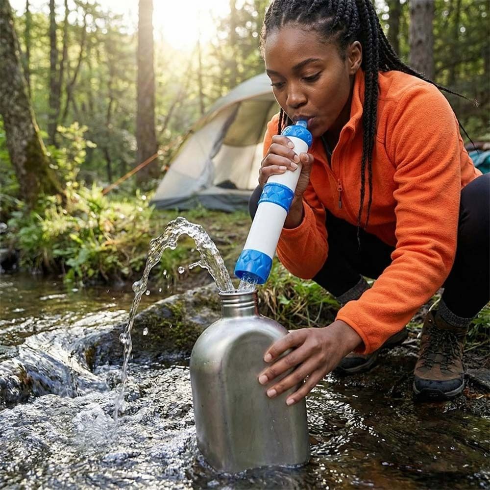 Mini Filtro de Água em Canudo  - Water Purification Straw avaliação e preço