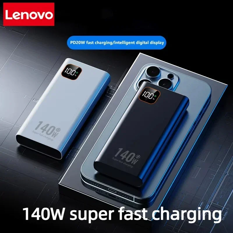 Power Bank Lenovo 140W 500000m - Solar Emergency Charger avaliação e preço