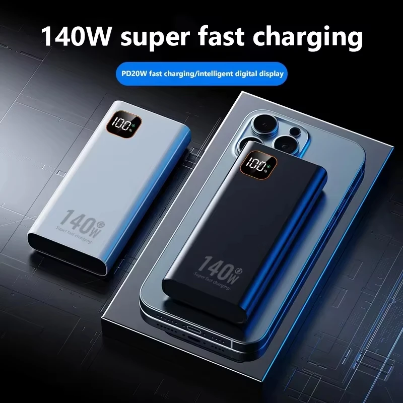 Power Bank Lenovo 140W 500000m - Solar Emergency Charger avaliação e preço