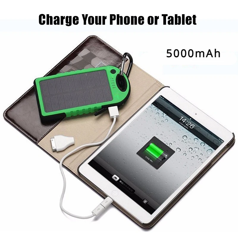 Nova bateria externa portátil  - Solar Emergency Charger avaliação e preço
