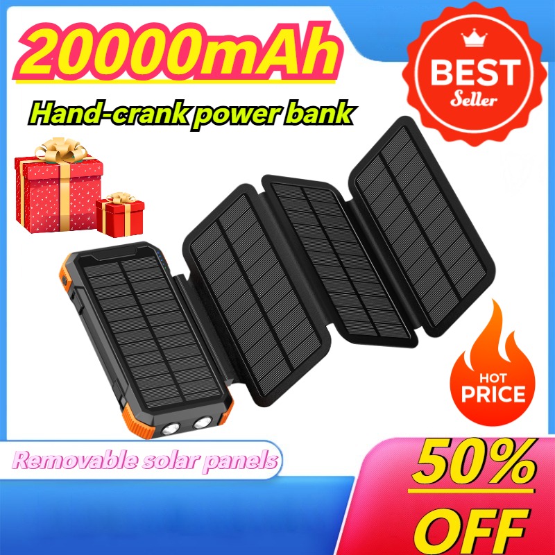 Power Bank Solar Portátil Dobr - Solar Emergency Charger avaliação e preço