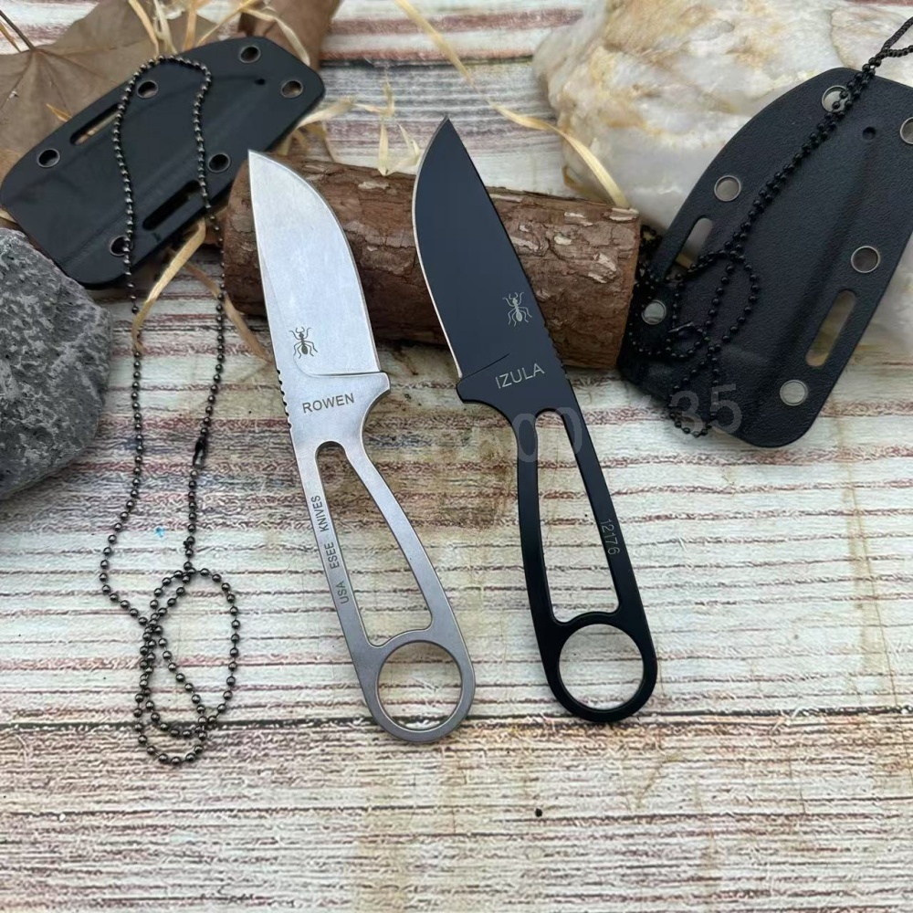 Izula faca reta de alta resist - Bushcraft Knife Fixed avaliação e preço