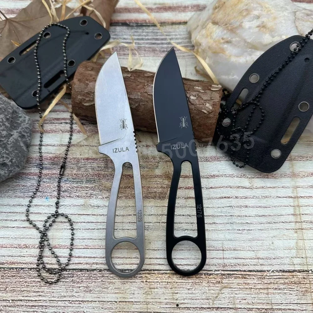 Izula faca reta de alta resist - Bushcraft Knife Fixed avaliação e preço