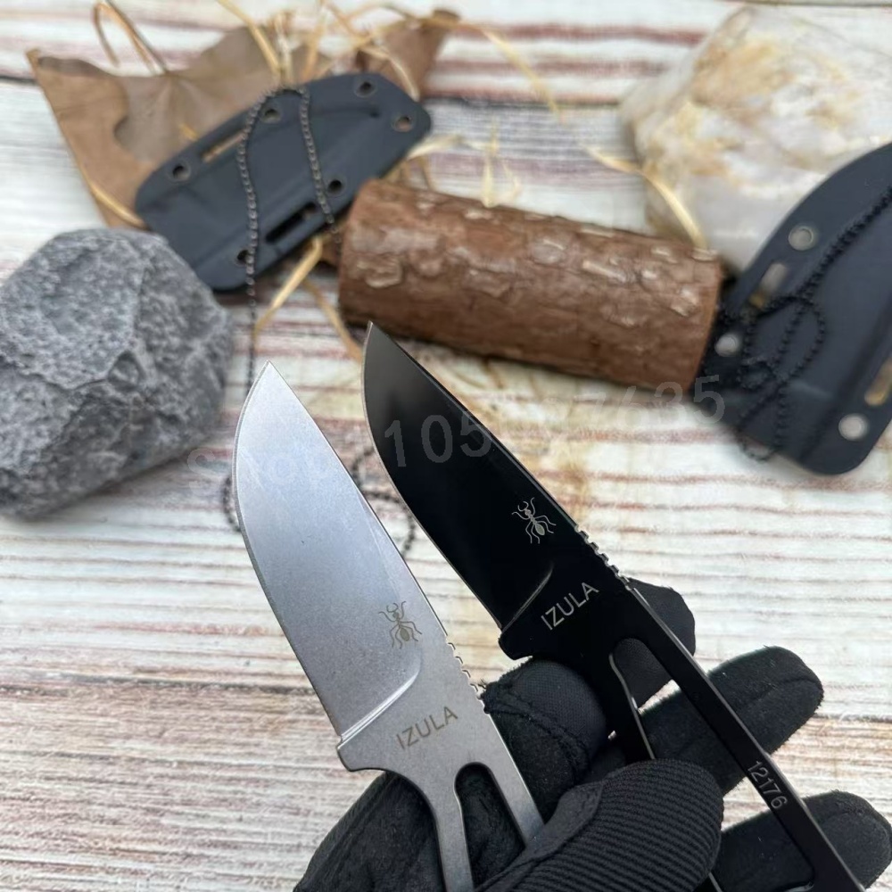 Izula faca reta de alta resist - Bushcraft Knife Fixed avaliação e preço